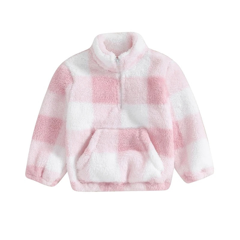 Pink Plaid Fleece