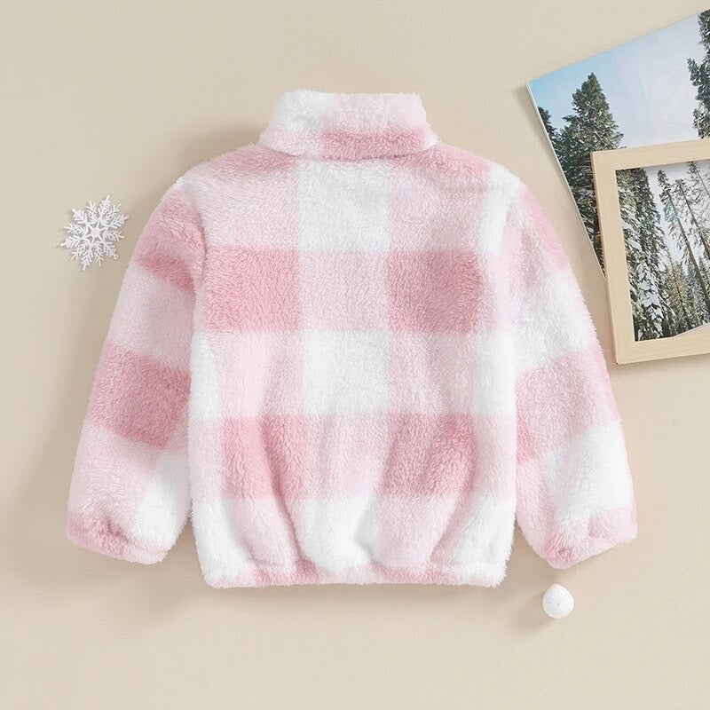 Pink Plaid Fleece