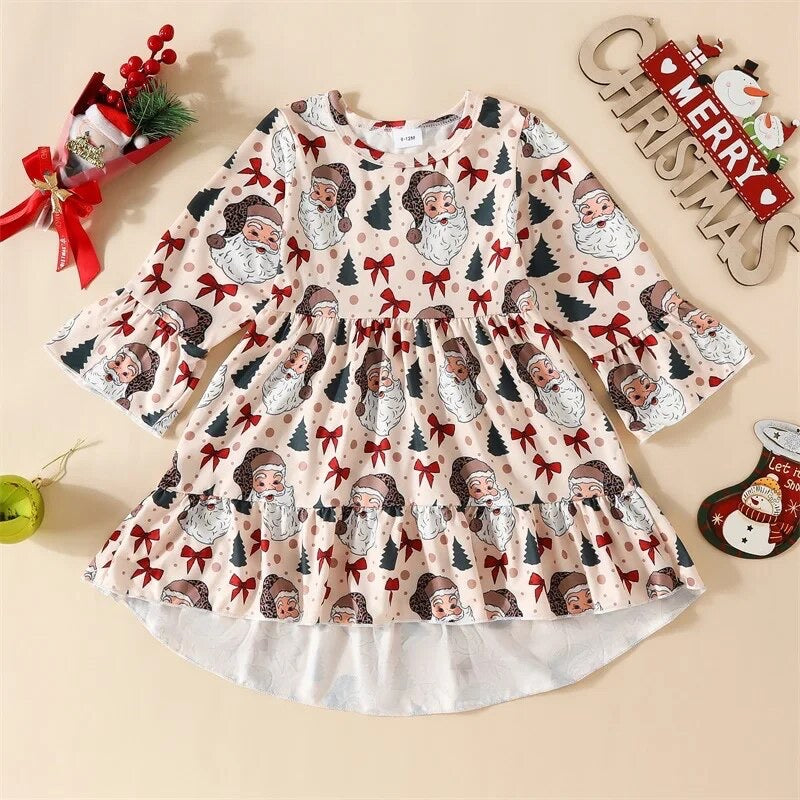 Santa & Christmas Tree Dress