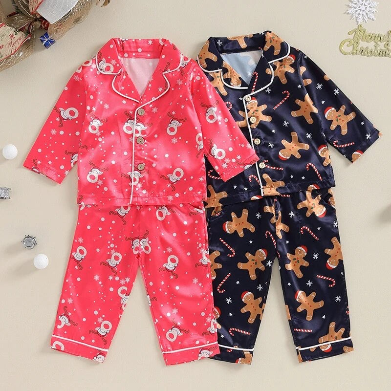 Silk Christmas Pajamas