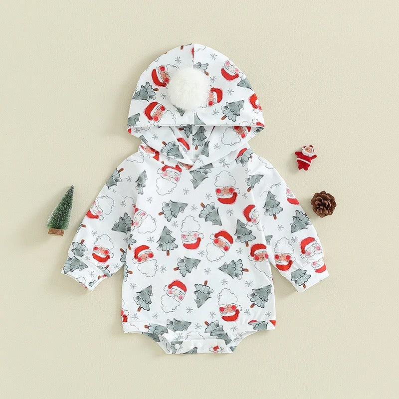 Santa + Tree Romper