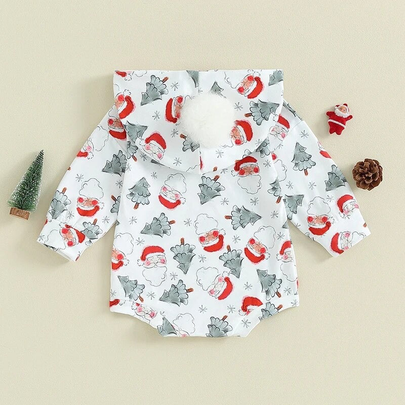 Santa + Tree Romper