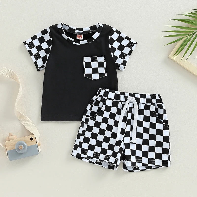 Checkerboard TShirt Set