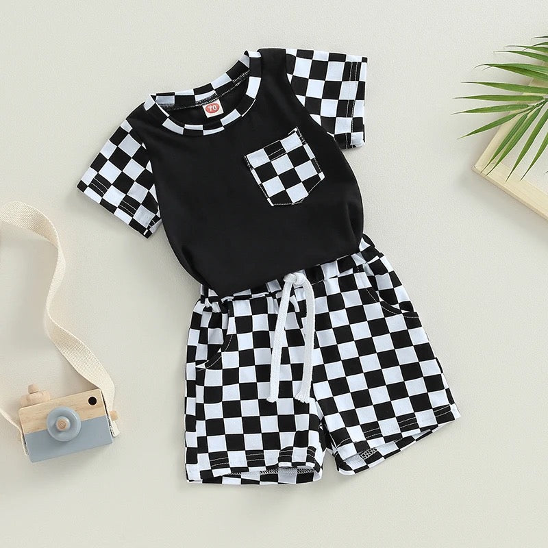 Checkerboard TShirt Set